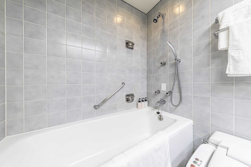 Inset Bathtub with Tiles