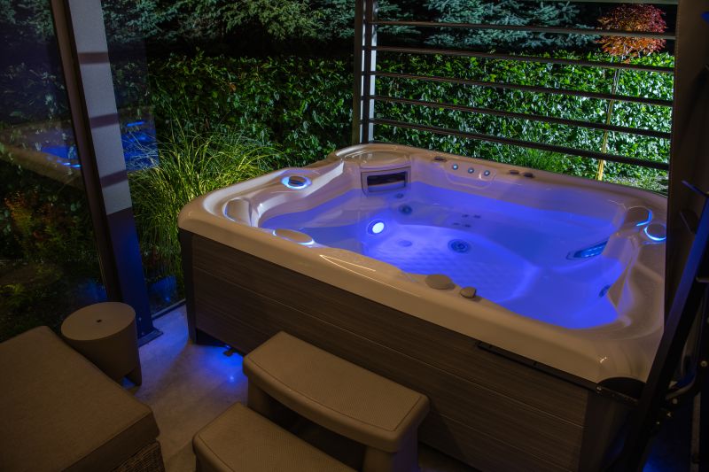 Outdoor Bathtub Setup
